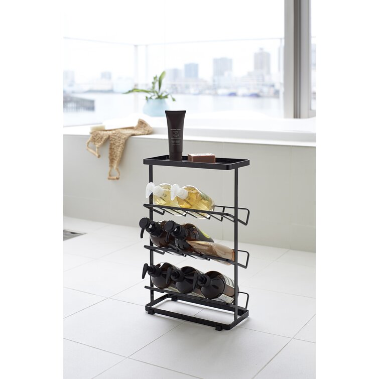 Tower Yamazaki Home Free Standing Shower Caddy Bathroom Organizer Storage Holder Steel